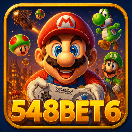 Imagem promocional da 548BET6 mostrando a plataforma e suas vantagens